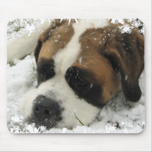 Alfombrilla De Ratón Cojín de ratón del perro de St Bernard