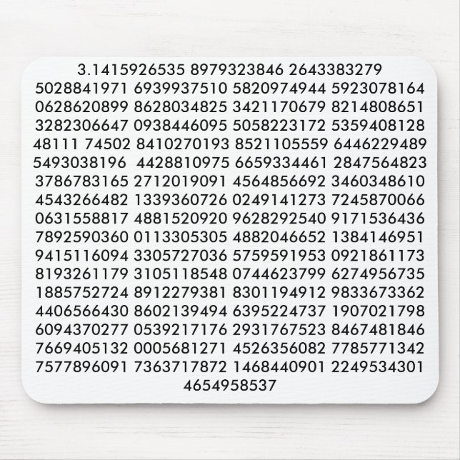 Alfombrilla De Ratón Cojín de ratón del pi (Frente)