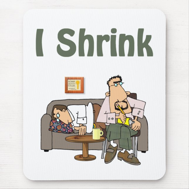 Alfombrilla De Ratón Cojín de ratón del psiquiatra (Frente)