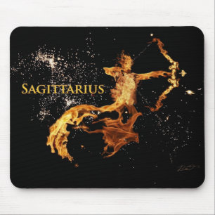 Alfombrilla De Ratón Cojín de ratón del sagitario - símbolos del