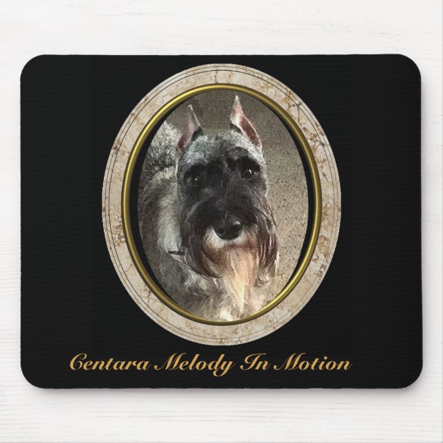 Alfombrilla De Ratón Cojín de ratón del Schnauzer estándar (Frente)