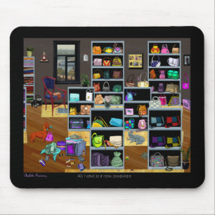 Alfombrilla De Ratón Cojín de ratón del sitio de los monederos