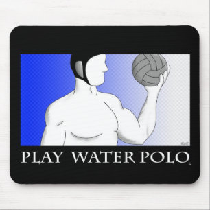 Alfombrilla De Ratón Cojín de ratón del water polo del juego