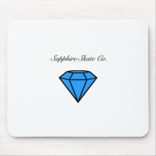 Alfombrilla De Ratón Cojín de ratón del zafiro del patín