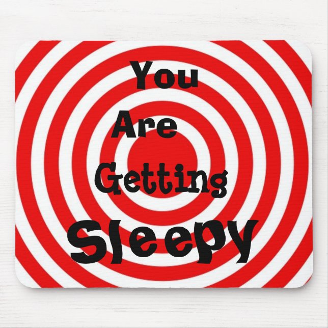 Alfombrilla De Ratón Cojín de ratón divertido del Hypnotist (Frente)