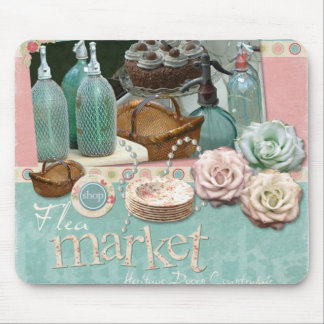 Alfombrilla De Ratón Cojín de ratón elegante del mercado de pulgas de