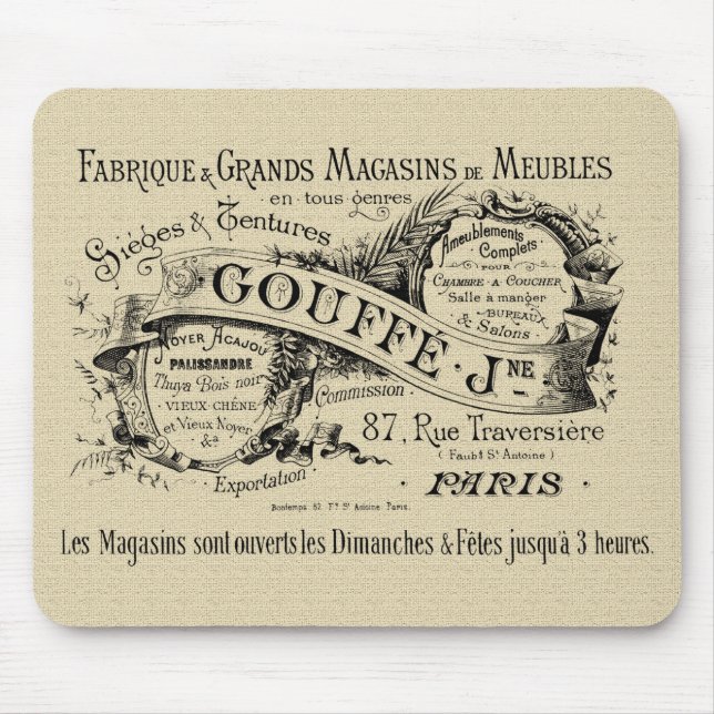 Alfombrilla De Ratón Cojín de ratón elegante lamentable del estilo (Frente)