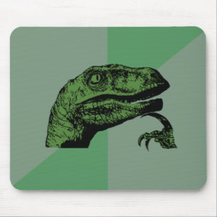 Alfombrilla De Ratón Cojín de ratón en blanco de Philosoraptor