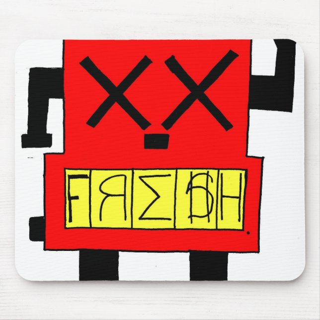 Alfombrilla De Ratón Cojín de ratón fresco (Frente)