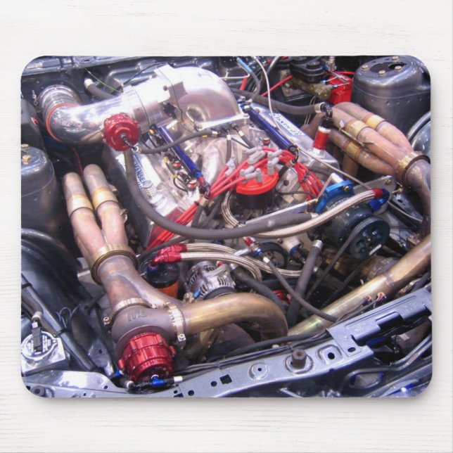 Alfombrilla De Ratón Cojín de ratón gemelo de Turbo (Frente)