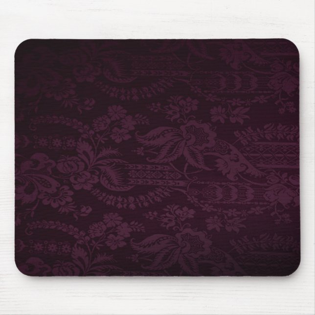 Alfombrilla De Ratón Cojín de ratón gótico carmesí oscuro (Frente)