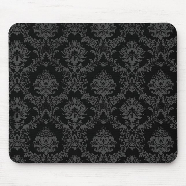 Alfombrilla De Ratón Cojín de ratón gótico negro (Frente)