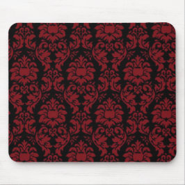Alfombrilla De Ratón Cojín de ratón gótico rojo y negro