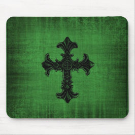 Alfombrilla De Ratón Cojín de ratón gótico verde