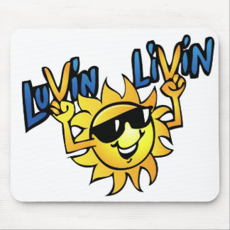 Alfombrilla De Ratón Cojín de ratón gráfico de Luvin Livin Sun