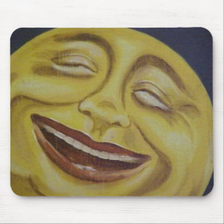 Alfombrilla De Ratón Cojín de ratón grande de la cara de luna