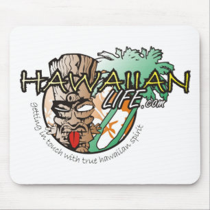 Alfombrilla De Ratón Cojín de ratón hawaiano de la vida