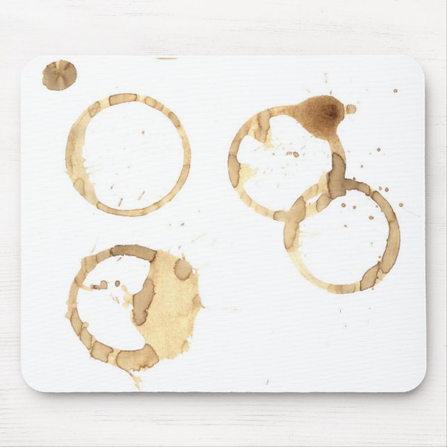 Alfombrilla De Ratón Cojín de ratón manchado café (Frente)