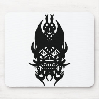 Alfombrilla De Ratón Cojín de ratón negro del payaso
