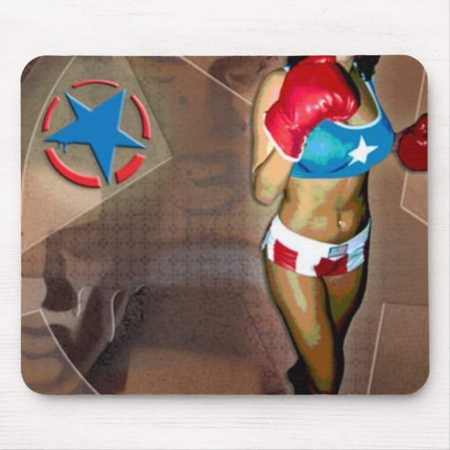 Alfombrilla De Ratón Cojín de ratón patriótico (Frente)