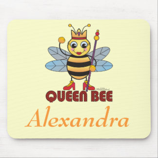 Alfombrilla De Ratón Cojín de ratón personalizado de la "abeja reina"