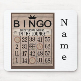 Alfombrilla De Ratón Cojín de ratón personalizado del bingo