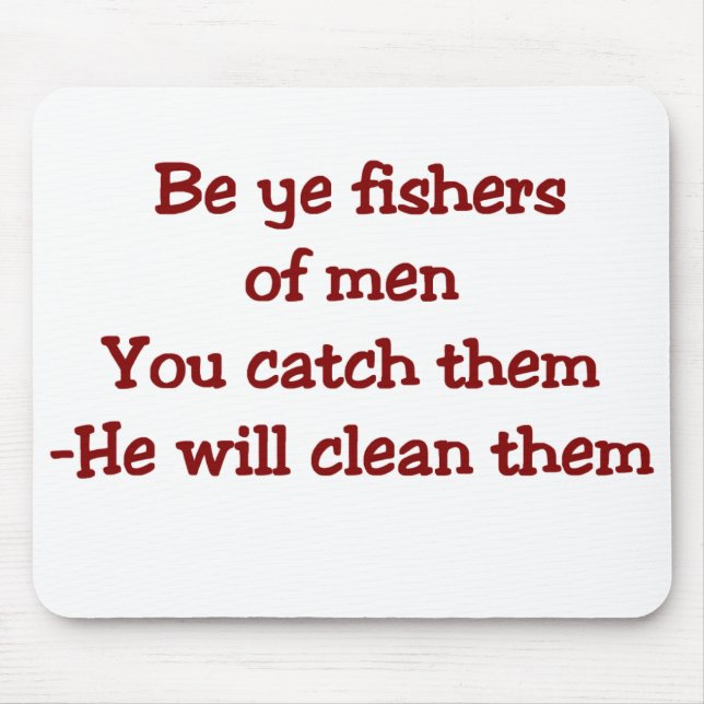 Alfombrilla De Ratón Cojín de ratón que dice cristiano divertido (Frente)