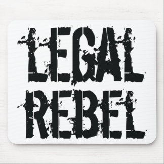 Alfombrilla De Ratón Cojín de ratón rebelde legal