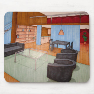 Alfombrilla De Ratón Cojín de ratón rendido del sitio