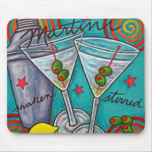 Alfombrilla De Ratón Cojín de ratón retro de Martini