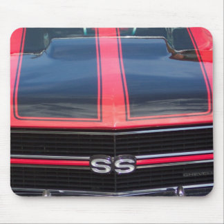 Alfombrilla De Ratón Cojín de ratón rojo y negro de Chevelle SS
