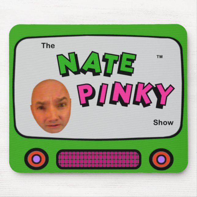 Alfombrilla De Ratón Cojín de ratón rosado de Nate (Frente)