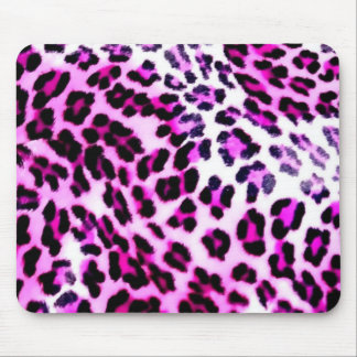 Alfombrilla De Ratón cojín de ratón rosado del leopardo