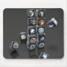 Alfombrilla De Ratón Cojín de ratón social de la sobrecarga de los