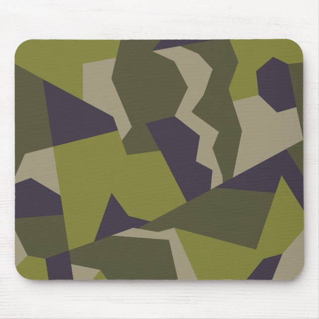 Alfombrilla De Ratón Cojín de ratón sueco de M90 Camo (Frente)