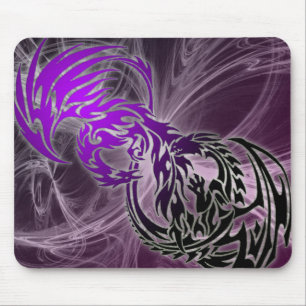Alfombrilla De Ratón cojín de ratón tribal del dragón