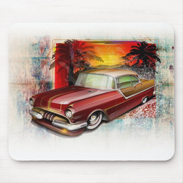 Alfombrilla De Ratón Cojín de ratón tropical del poncho (Frente)