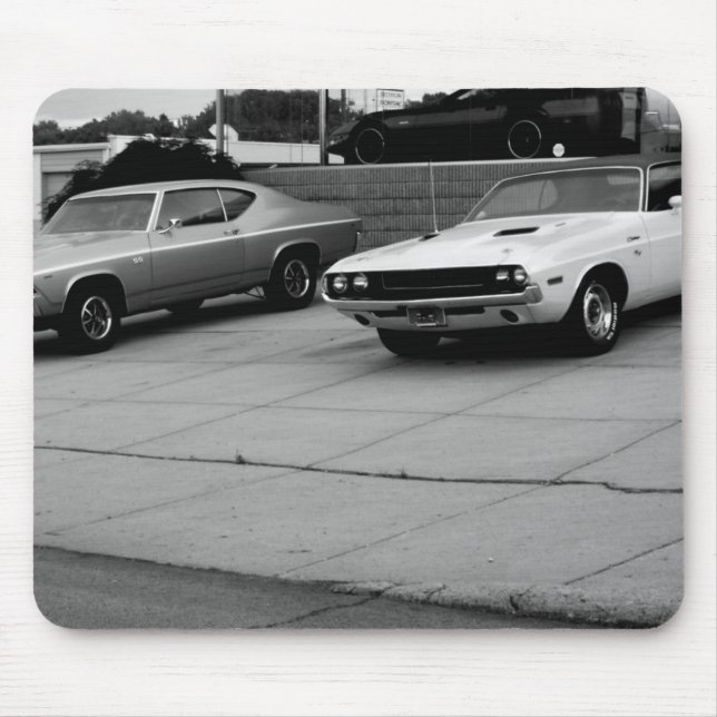 Alfombrilla De Ratón Cojín de ratón viejo de los coches (Frente)