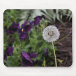 Alfombrilla De Ratón Cojín del diente de león y de ratón de los