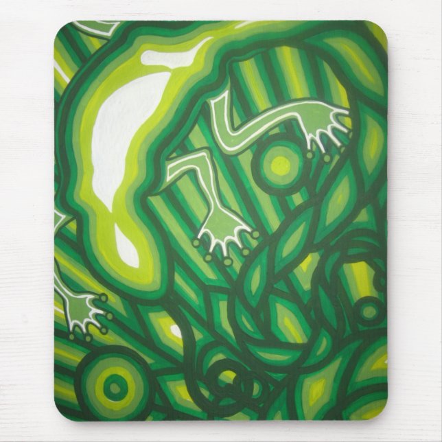 Alfombrilla De Ratón Cojín del lagarto (Frente)