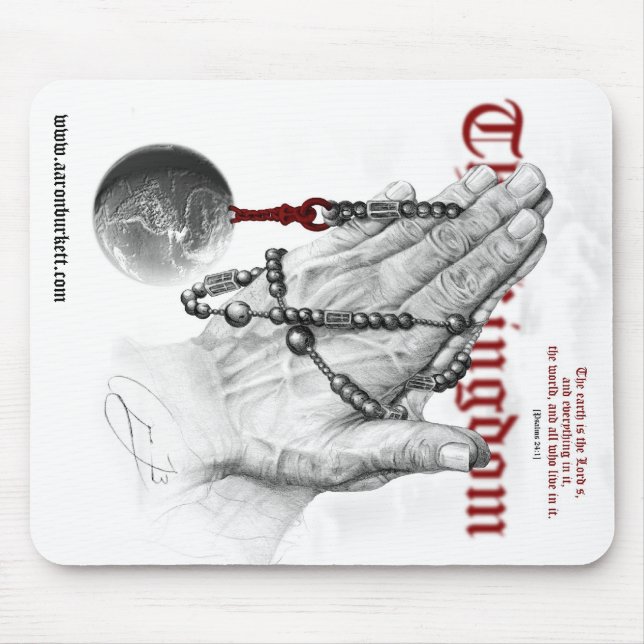 Alfombrilla De Ratón Cojín del rezo (Frente)