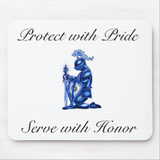 Alfombrilla De Ratón Cojines de ratón azules del caballero