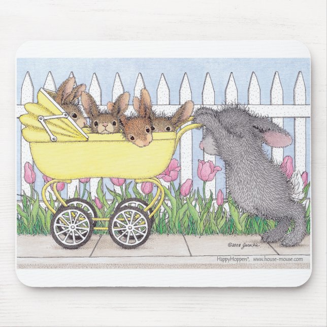 Alfombrilla De Ratón Cojines de ratón de HappyHoppers® (Frente)