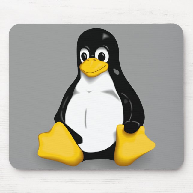 Alfombrilla De Ratón Cojines de ratón de Linux Tux (Frente)