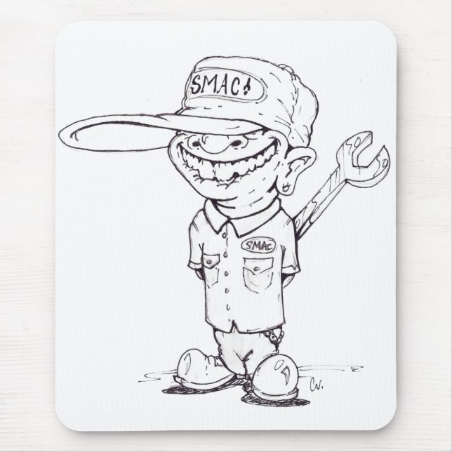 Alfombrilla De Ratón Cojines de ratón del mecánico (Frente)