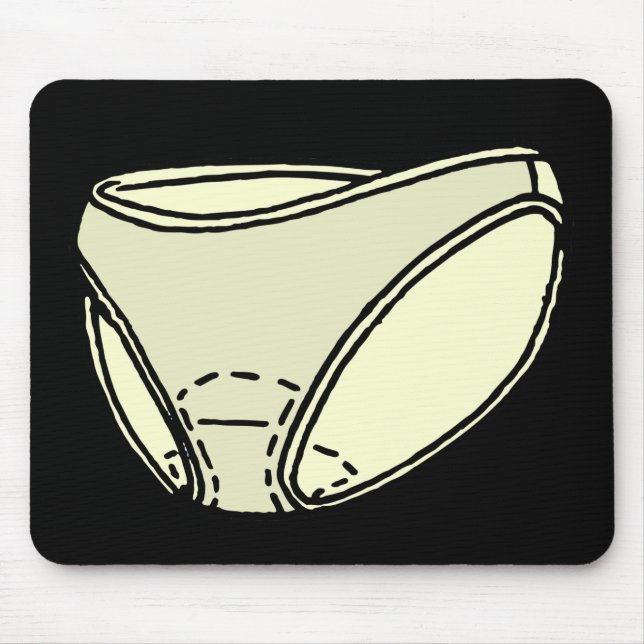 ALFOMBRILLA DE RATÓN COJINES MENSTRUALES EN UNDERWARE (Frente)