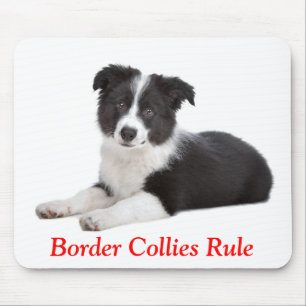 Alfombrilla De Ratón Colas de bordes cortos regla Perro picante Mousepa