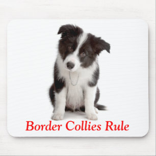 Alfombrilla De Ratón Colas de bordes cortos regla Perro picante Mousepa