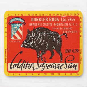 Alfombrilla De Ratón Colditzer Schwarze Sau