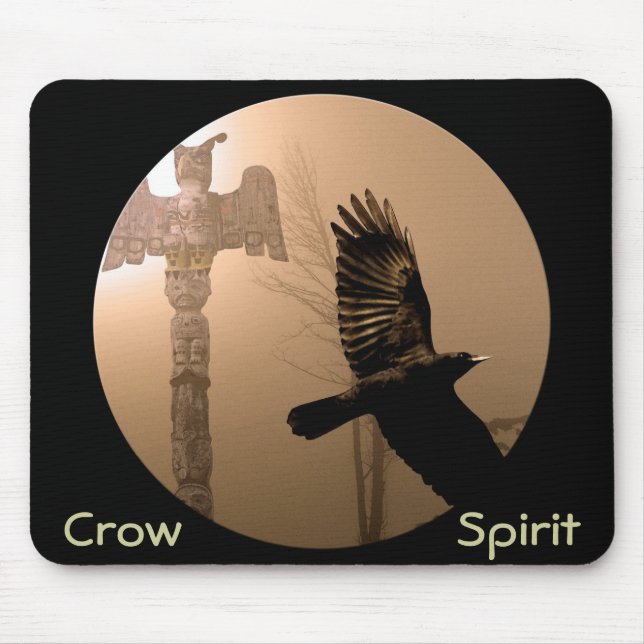 Alfombrilla De Ratón Colección CROW SPIRIT (Frente)